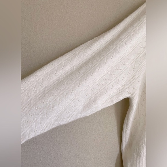 Ryegrass Pointelle Soft Oversized Sweater NWT - Picture 2 of 6